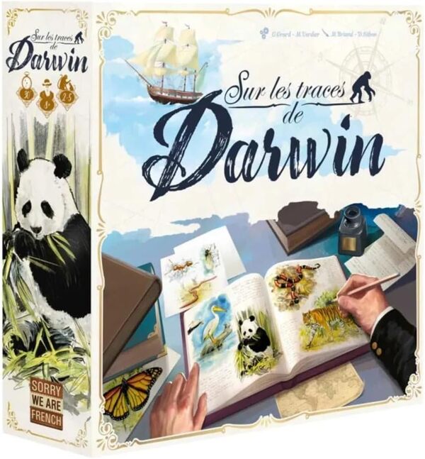 Sorry We are French – sur Les Traces de Darwin – Jeu de Société Famille – 8 Ans+ - 30 Minutes – 2 à 5 Joueurs
