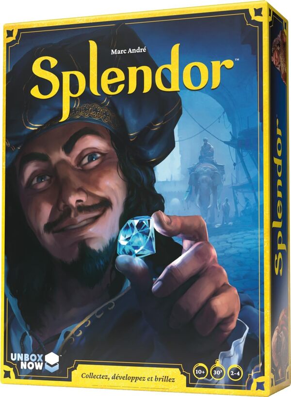 Asmodee - SPLENDOR - Unbox Now - Jeu de Société dès 10 ans - Version Française - Jeu de Réflexion & Statégie en Famille - Devenez un Marchand de la Renaissance - 2 à 4 joueurs - 30 minutes