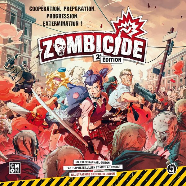 Asmodee - ZOMBICIDE SAISON 1 - 2ème Édition - Jeu de Société de Figurines De Plateau - jeu Coopératif pour Adultes et Adolescents Dès 14 Ans - 1 À 6 Joueurs - 60 Min - Version Française - Cmon