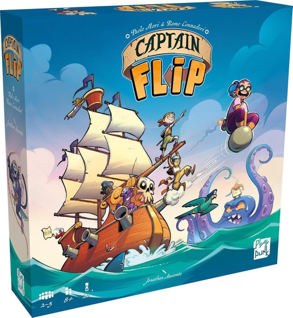 Test : captain Flip d'Asmodee, jeu de stratégie captivant dès 8 ans