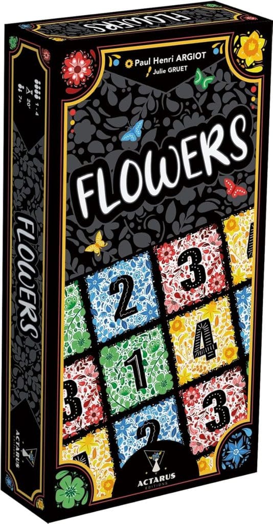 Test du jeu de société Flowers d'Asmodee : stratégie en fleurs
