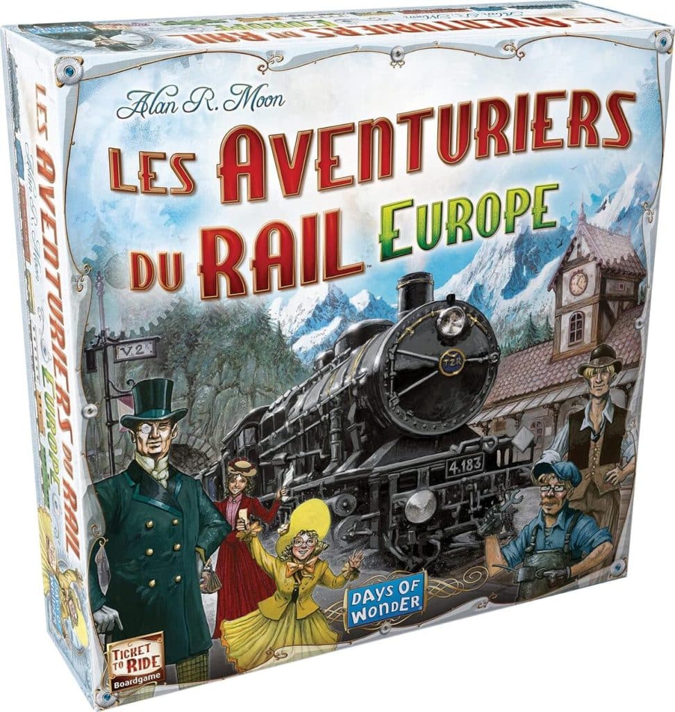 Test du jeu les aventuriers du rail : europe de Days of Wonder