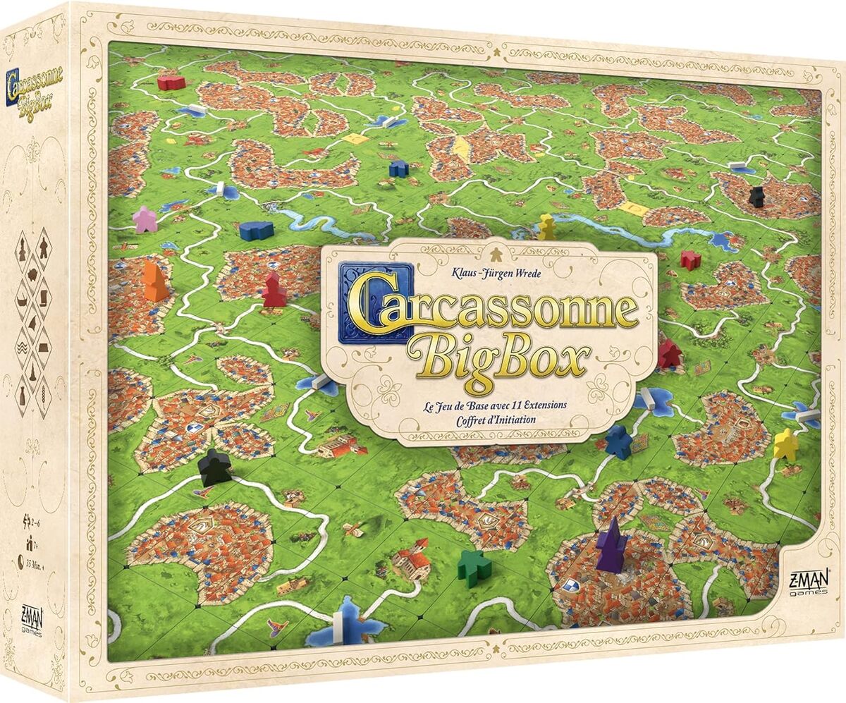 Test : grand coffret Carcassonne nouvelle édition d'Asmodee