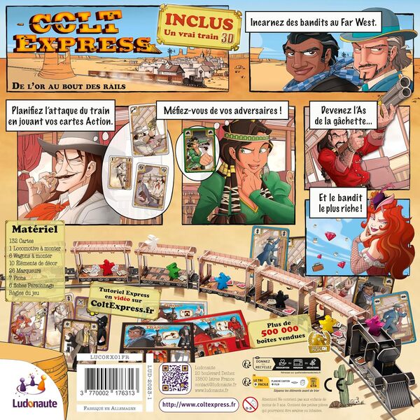 LUCOEX01FR - Jeu De Stratégie - Colt Express