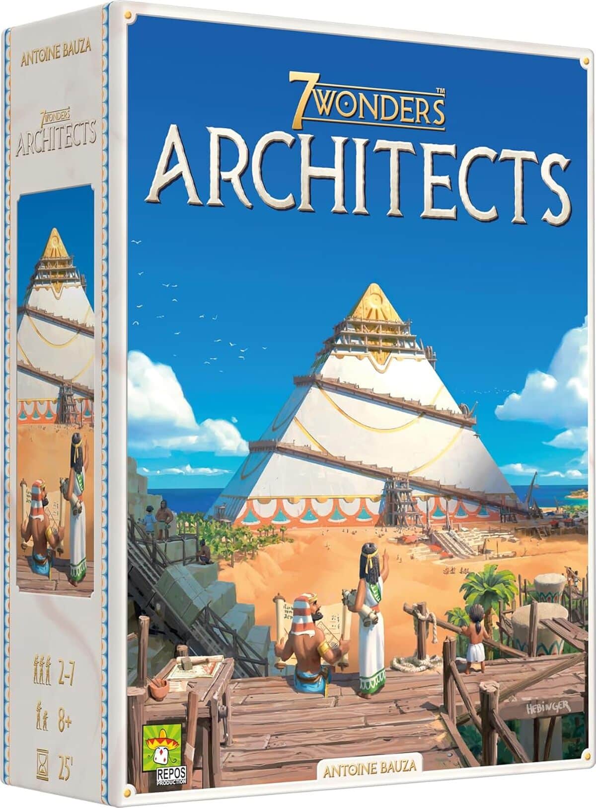 Test : asmodee - 7 Wonders : architects, le jeu de société familial