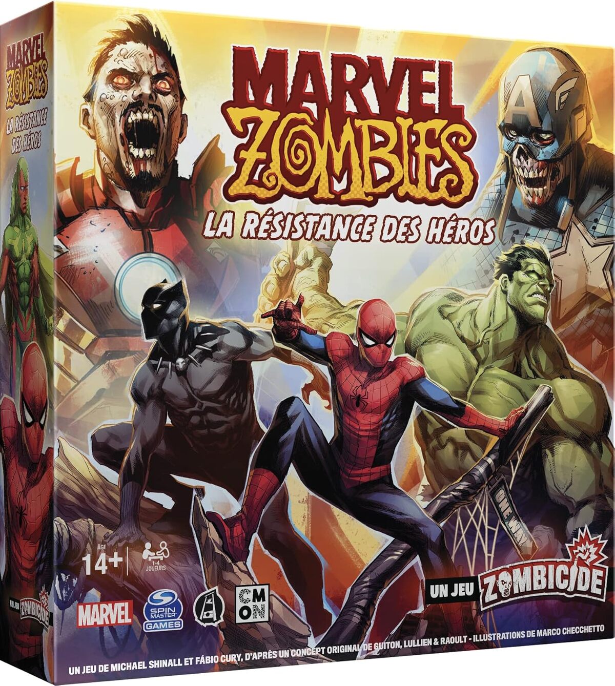 Test : asmodee Cmon Marvel Zombies - La résistance des héros