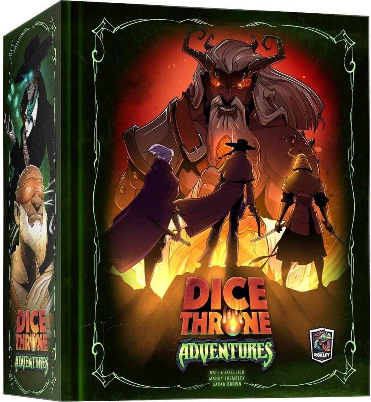 Test de Luck Duck Games - Dice Throne Adventures en version française, or