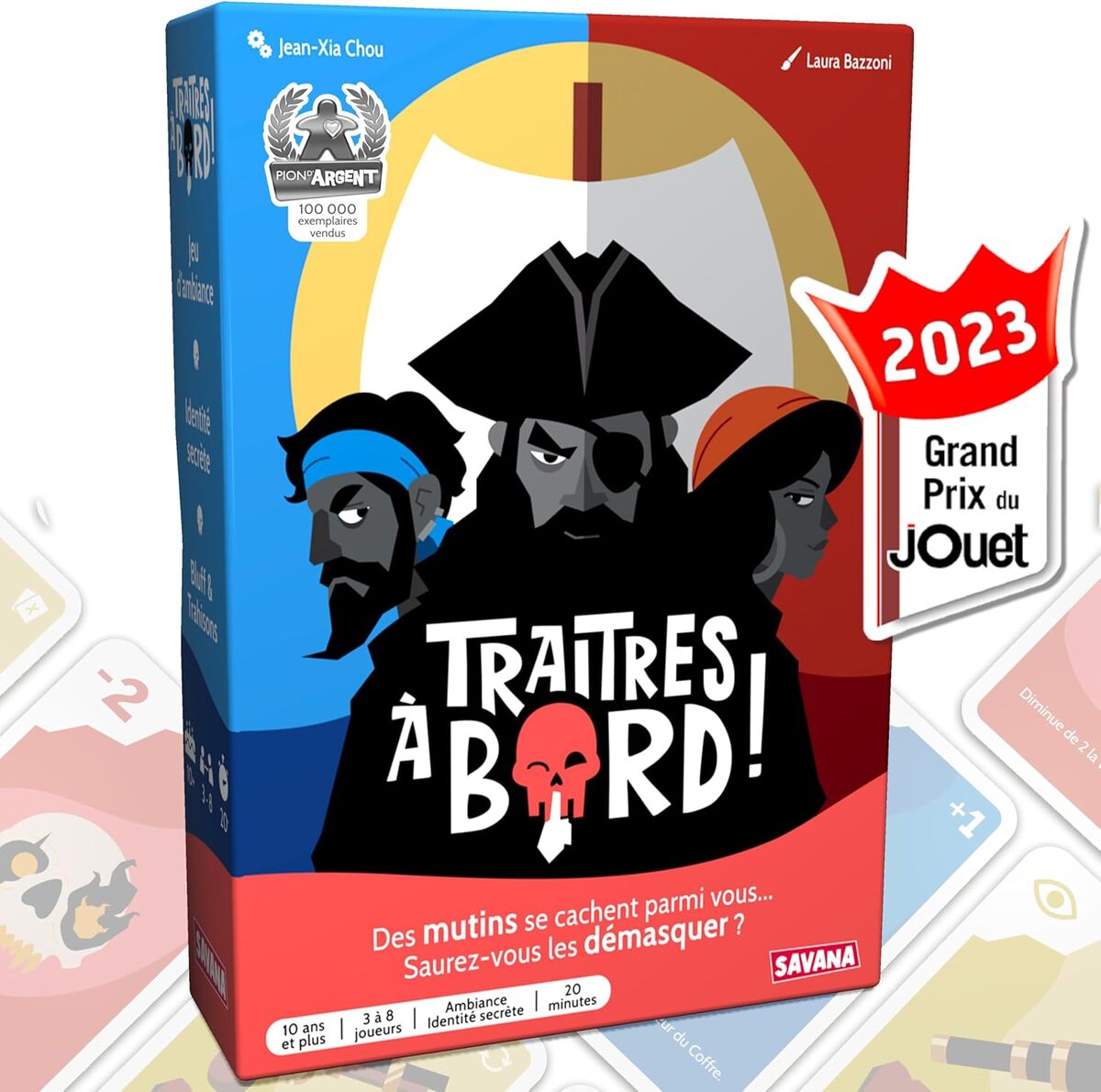 Test du jeu de société : savana Traitres à Bord, le must des jeux de voyage