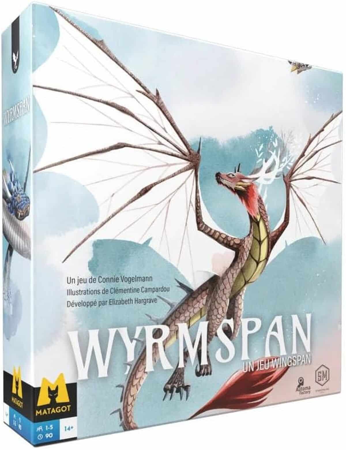 Test du jeu Wyrmspan de Matagot : aventure pour 1 à 5 joueurs