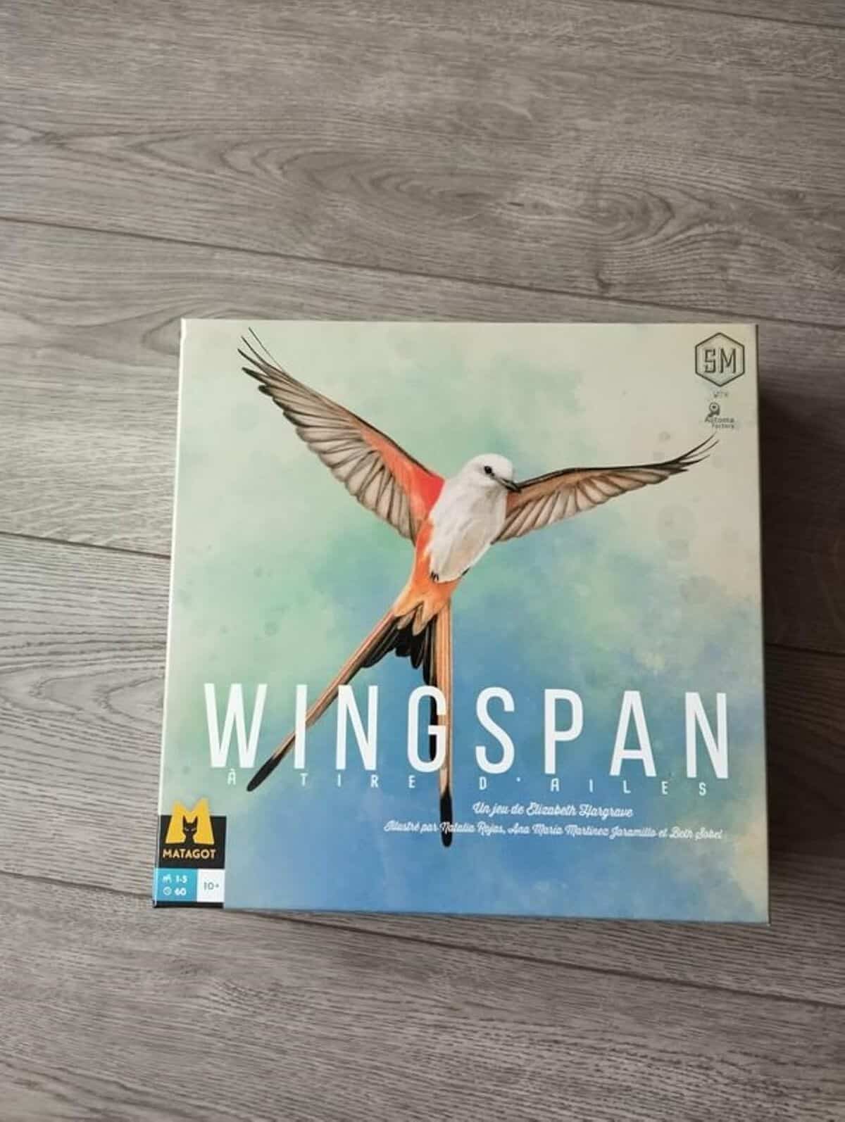 Test : jeu de plateau Matagot Wingspan - illustrations colorées