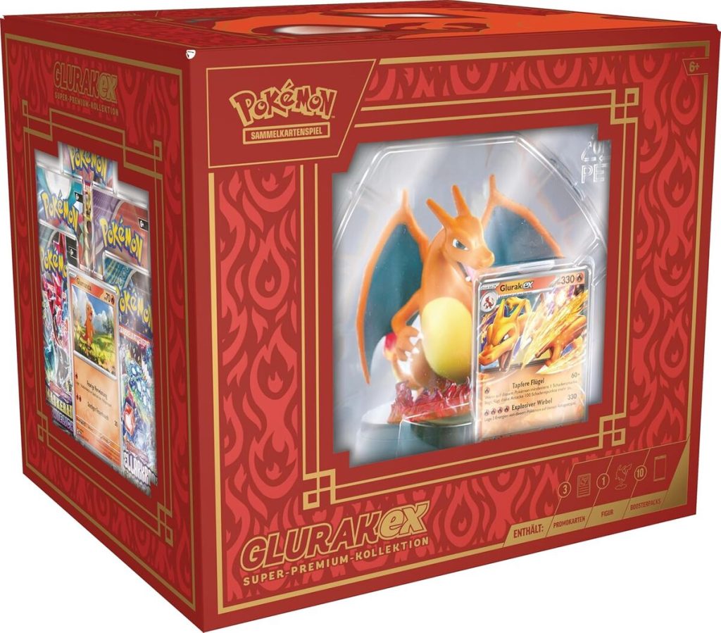 Test : pokemon collection super premium glurak-ex avec figurine et 10 boosters