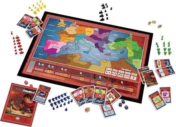 Éditrice Jeux, Spqrisiko Jeu de Table. Le Jeu De Stratégie Le Plus Joué en Italie, Situé dans L'Ancien Empire Romain, À partir de 8 Ans Auparavant, 6053992