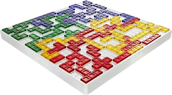 Mattel Games Blokus, Jeu de Société Familiale, Jeu de Stratégie pour Toute La Famille, Jeu De Plateau, Moins d'une Minute pour Apprendre Les Règles, BJV44