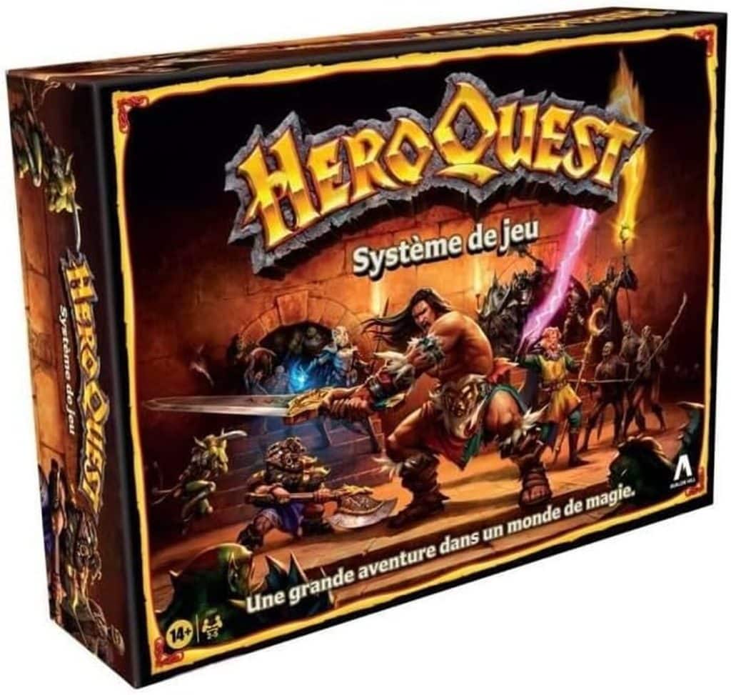 Test du jeu de société Avalon Hill HeroQuest : aventures fantastiques à partir de 14 ans