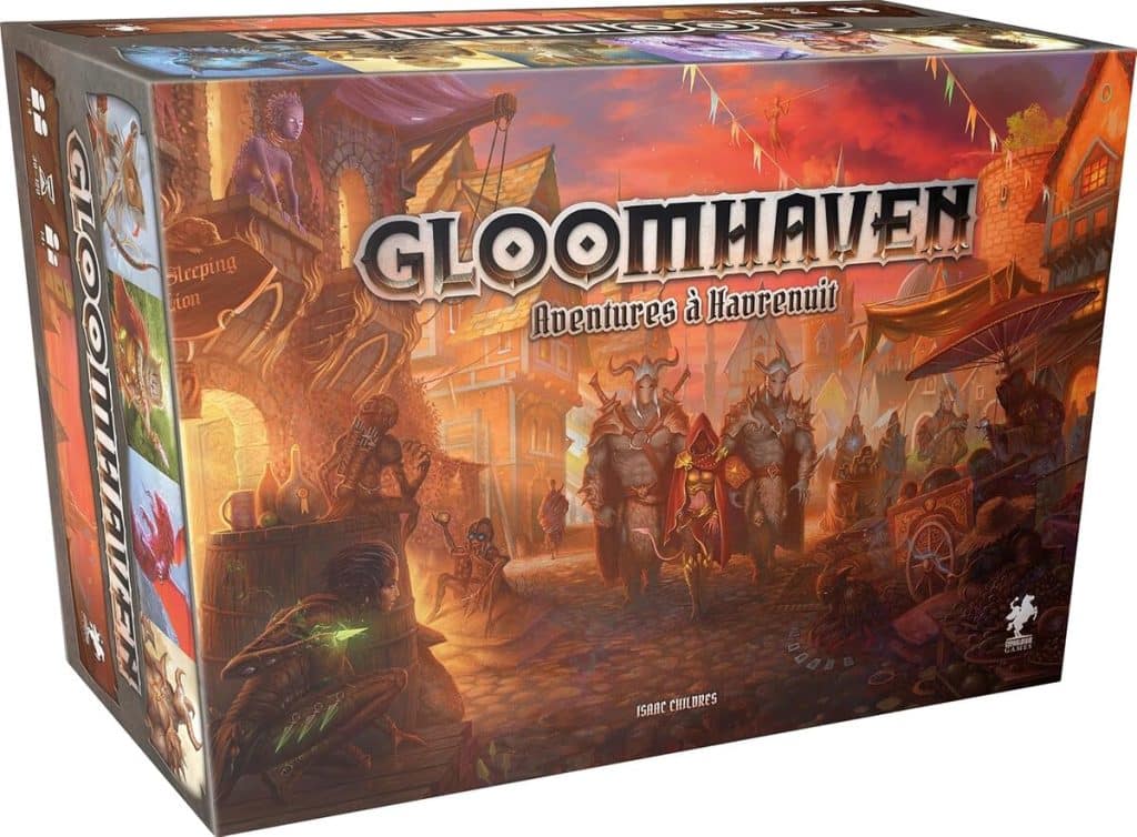 Test du jeu de société Gloomhaven : aventures à Havrenuit d'Asmodee