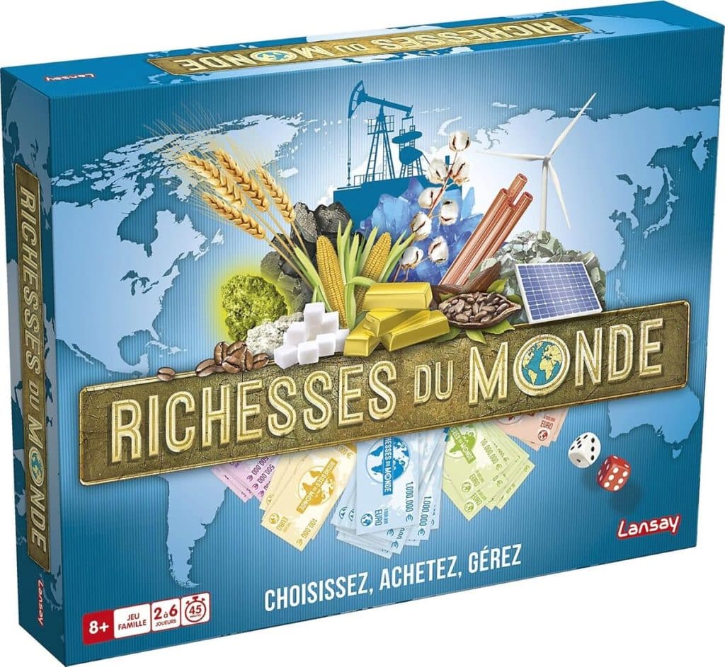 Test du jeu de société Lansay Richesses du Monde : édition originale pour toute la famille