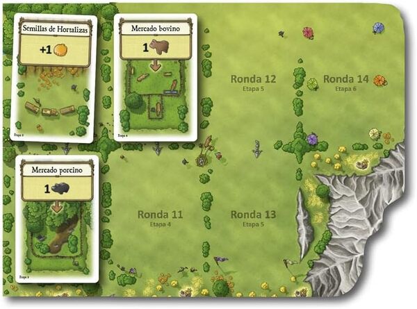 Asmodee Agricola 15ème anniversaire Jeu de société en espagnol 1-4 joueurs ; à partir de 12 ans