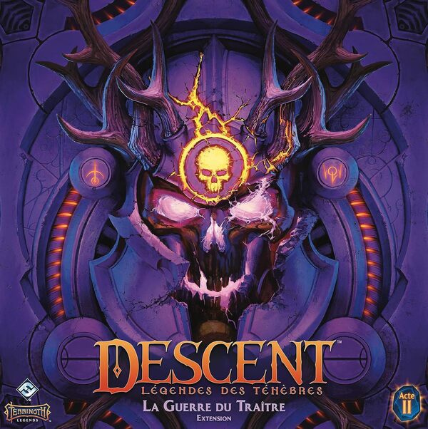 Asmodee FFG Descent Légendes des Ténèbres -Ext : La Guerre du Traître - Jeux de société - Jeux de Plateaux et de Figurines - A partir de 14 Ans - 1 à 4 Joueurs - Version française