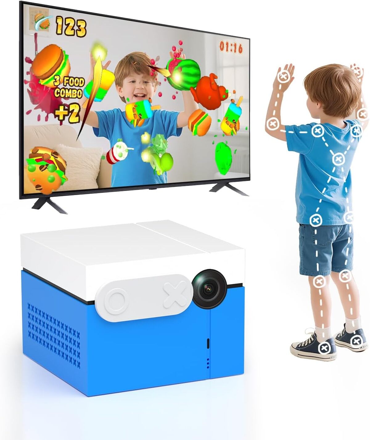 Test de la console KINHANK MotionX : jeu interactif sans manette pour enfants