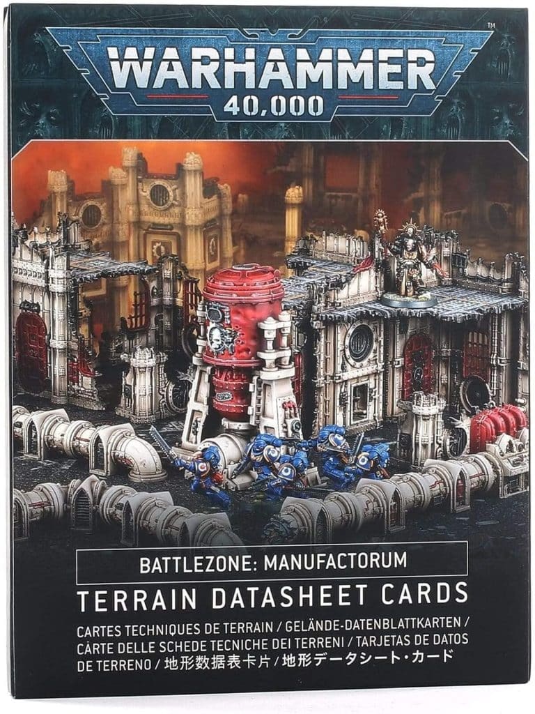 Test des cartes datasheet Battlezone Manufactorum GW 40k