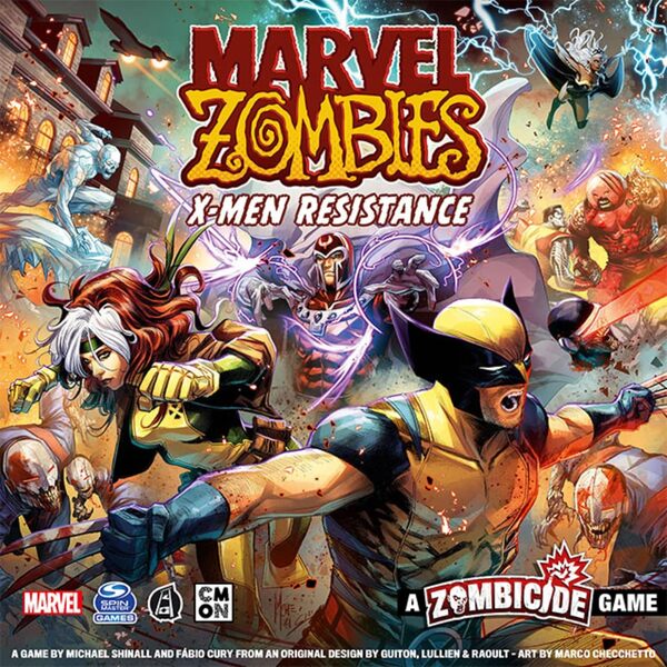 CMON Marvel Zombies - A Zombicide Game: X-Men Resistance - Libérez les super-héros X-Men pour arrêter l'apocalypse zombie. Jeu de stratégie coopératif, à partir de 14 ans, 1 à 6 joueurs, 60 minutes de