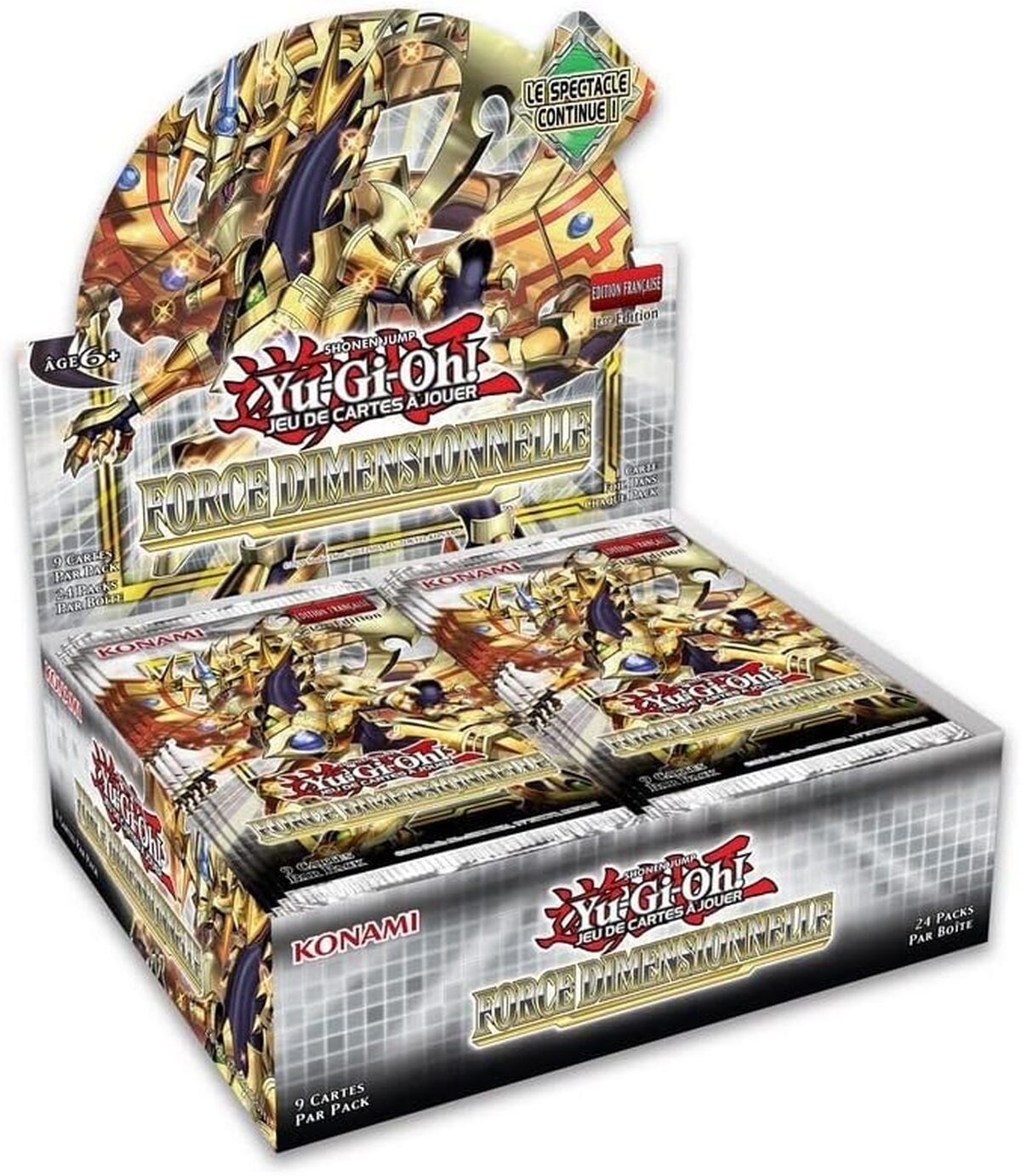 Test du display de boosters Force Dimensionnelle de Yu-Gi-Oh !
