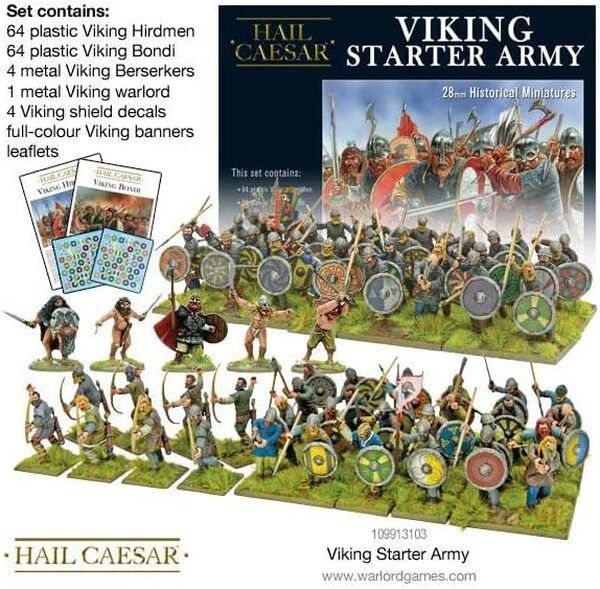 Hail Caesar Warlord Games, Viking Starter Army - Wargaming Miniatures