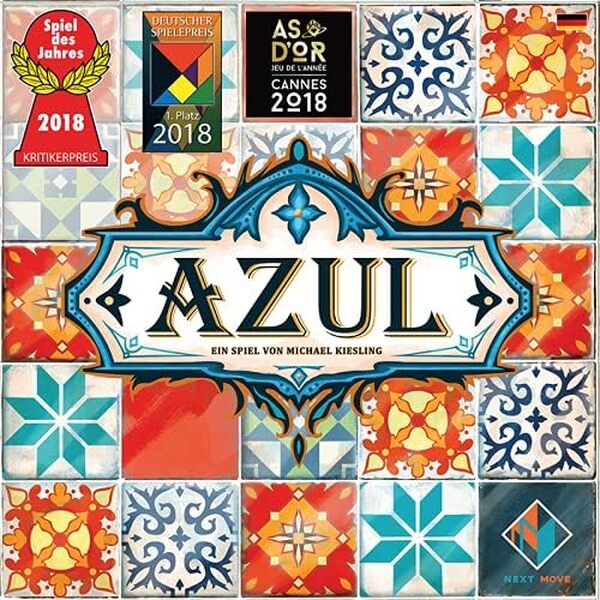 Asmodee Next Move Games, UNbox Now, Azul - Jeu de Base Familial de l'Année 2018, 2 à 4 Joueurs, à Partir de 8 Ans, 30 à 45 Minutes (Version Allemande)