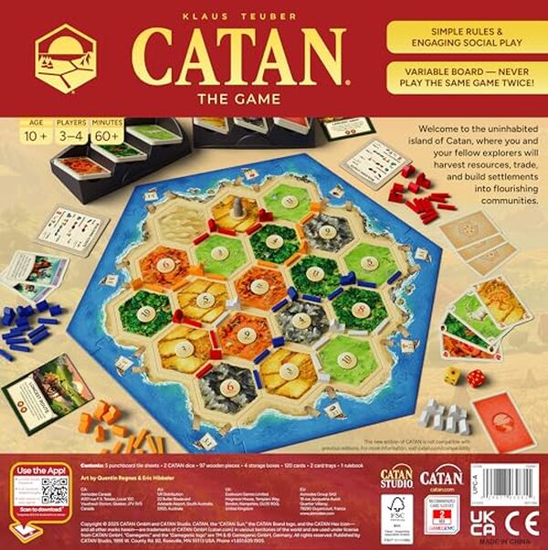 Découvrez notre avis détaillé sur Catan 6ème édition : un jeu de société incontournable pour les amateurs de stratégie dès 10 ans. Explorez ses nouveautés, ses atouts et nos conseils pour des parties réussies  !