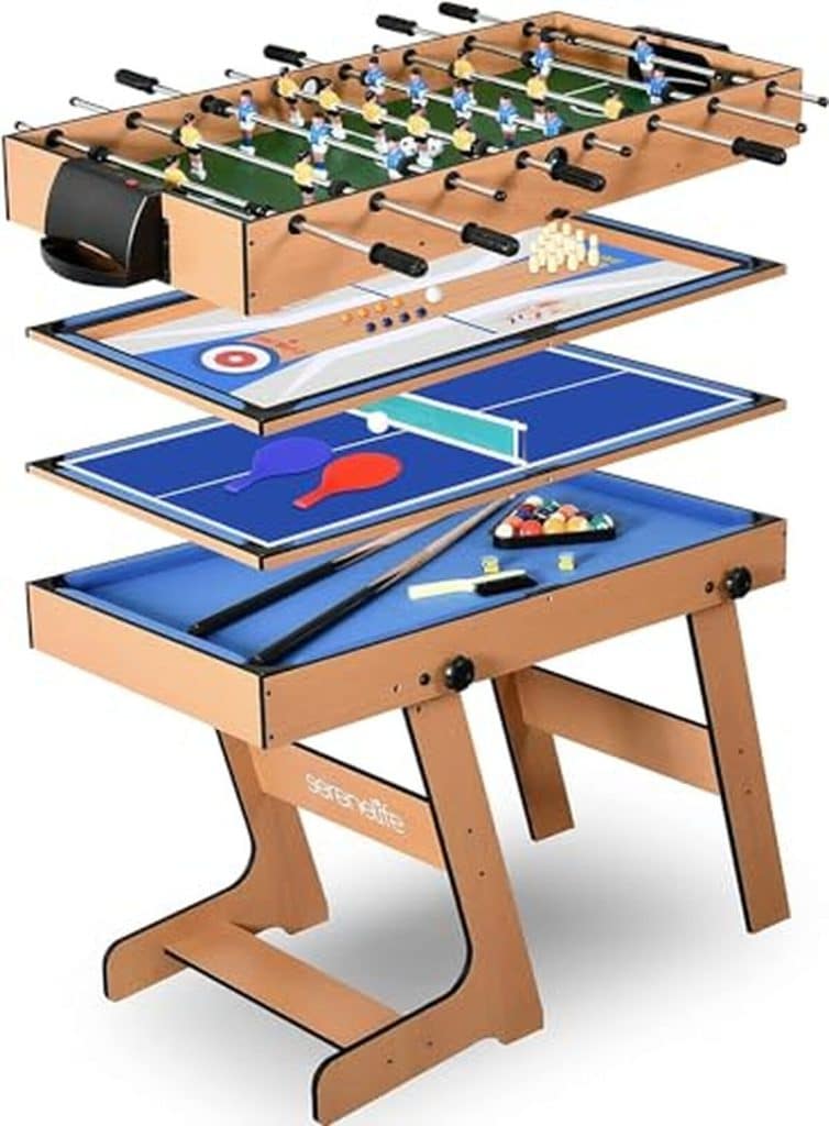 Test de la table multijeux SereneLife : amusement garanti pour toute la famille