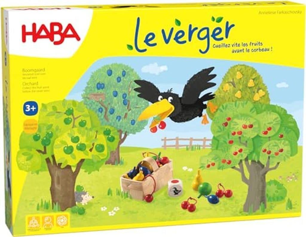 Test du jeu éducatif Le Verger par HABA : grand plateau et jeu coopératif pour enfants