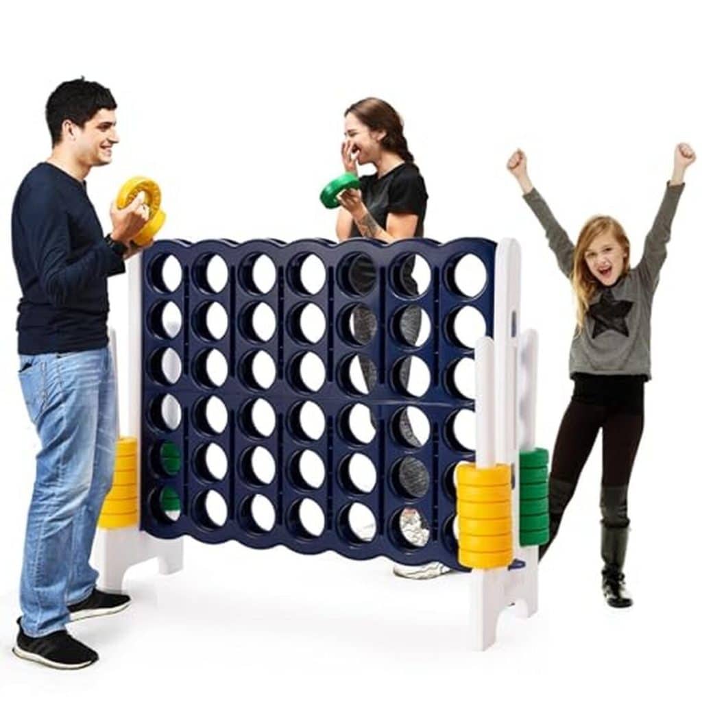 Test du jeu stratégique HOMASIS 4 : 42 anneaux et curseur blanc pour divertir toute la famille