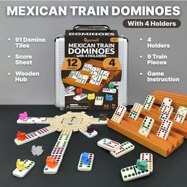 Test complet du jeu de dominos mexicains Queensell avec supports : avantages, astuces et expérience de jeu captivante à ne pas manquer.