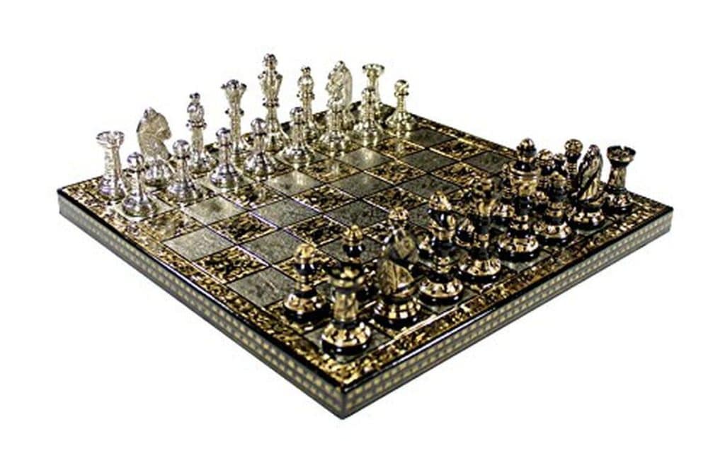 Avis : jeu d'échecs en laiton Stonkraft 30x30 cm