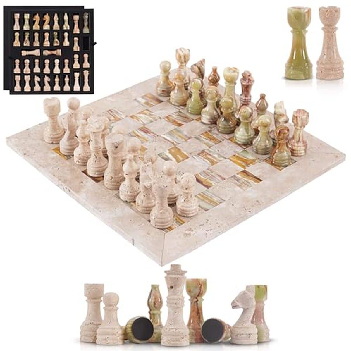 Avis : jeu d'échecs Speshstones en marbre 38, 1 cm
