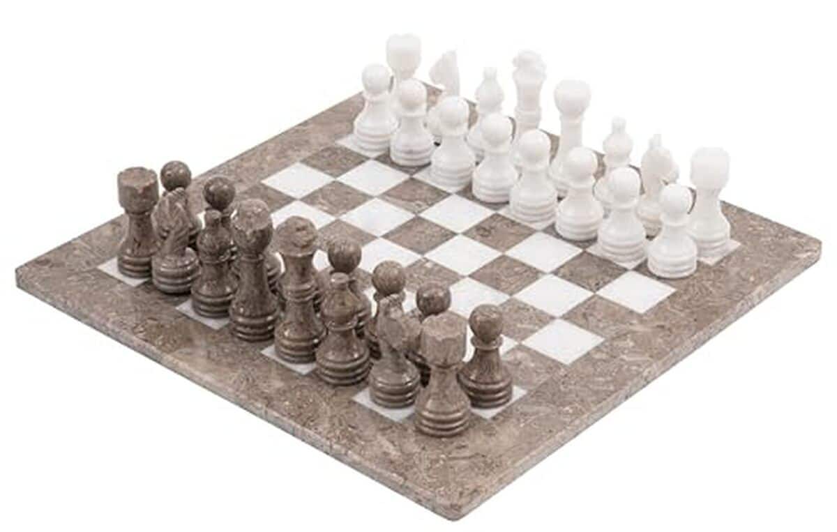 Avis sur le jeu d'échecs en marbre Radicaln 15 pouces