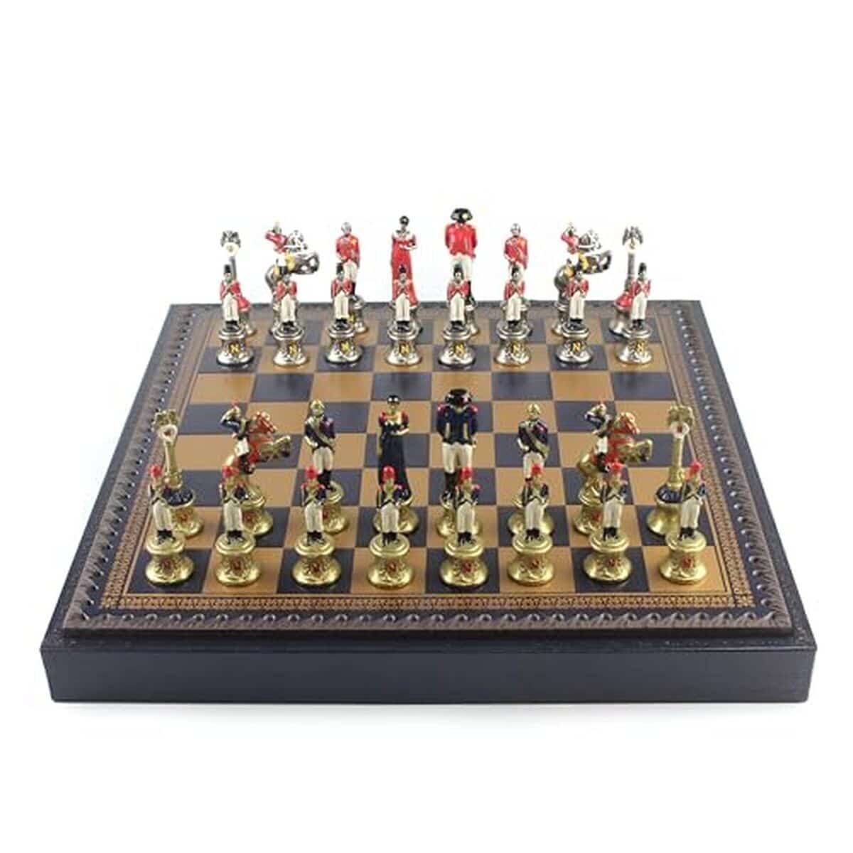 Avis sur l'échiquier en cuir Gold Blue de Napoleon Medium Set