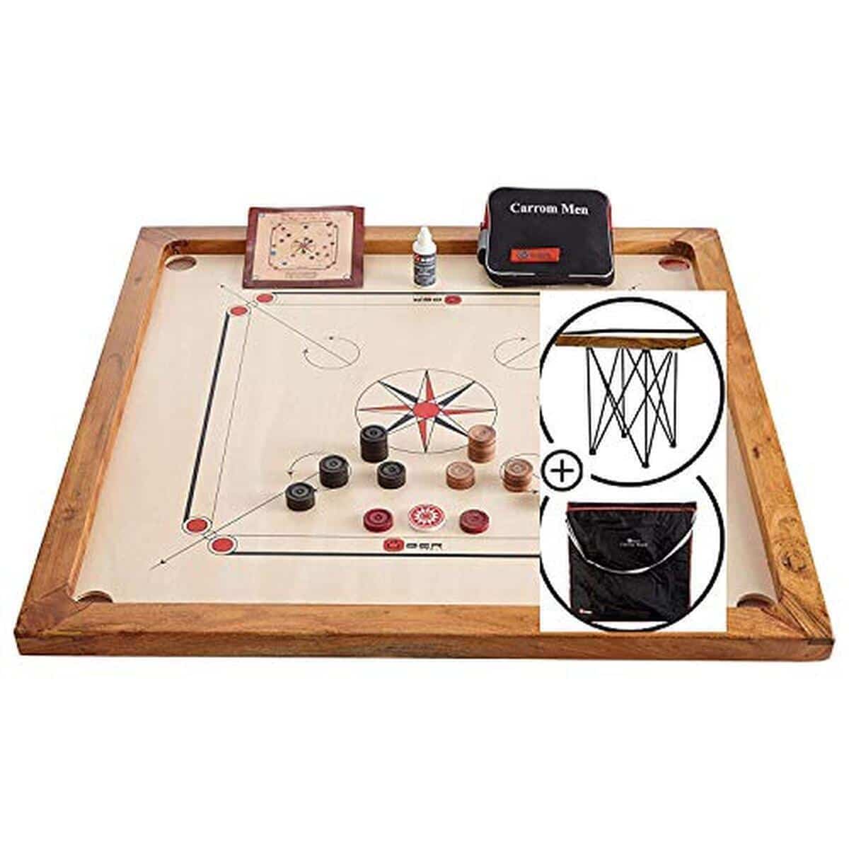 Test du carrom Ubergames : qualité et tradition en bois dur