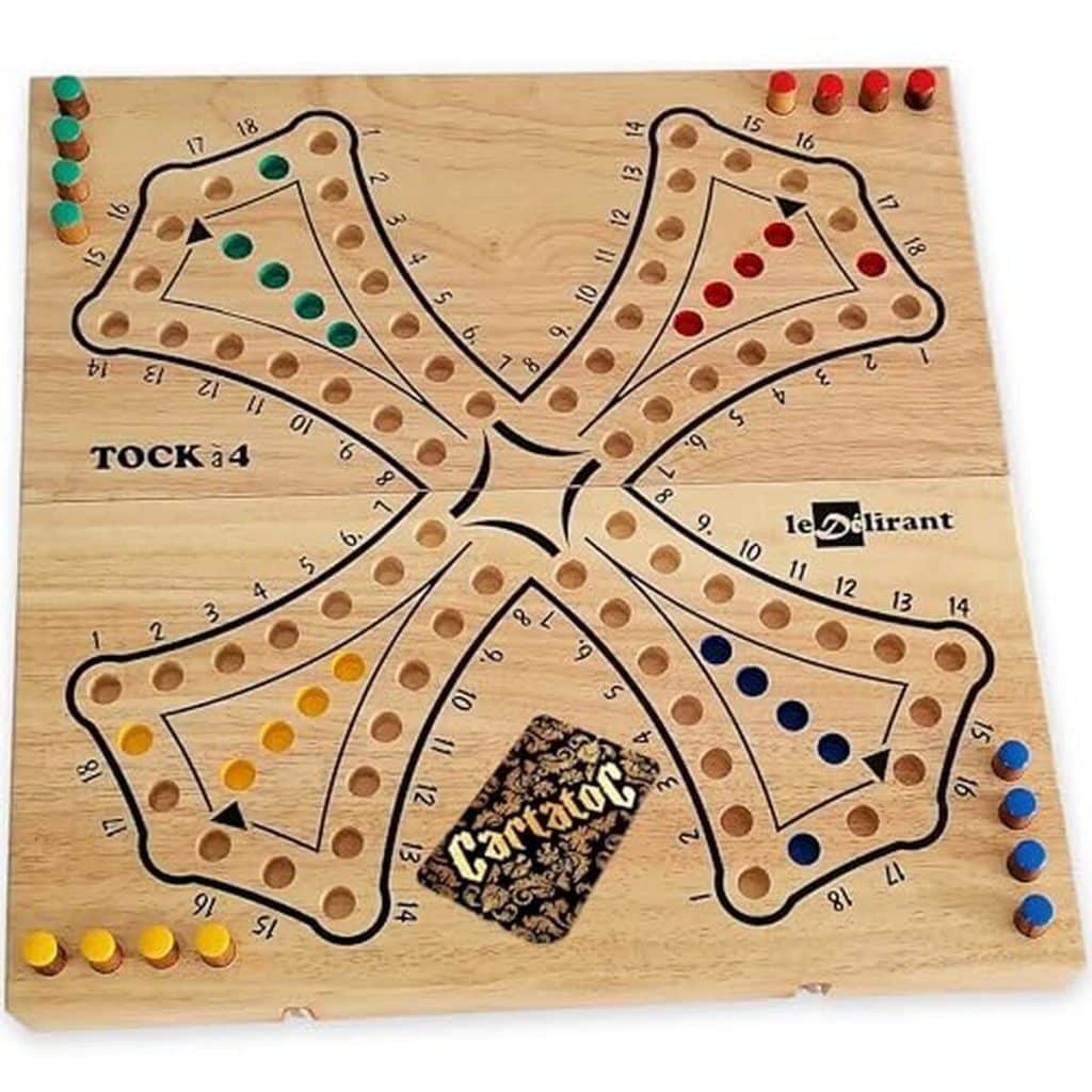 Test du jeu de tock XL Ledelirant en bois d'hévéa