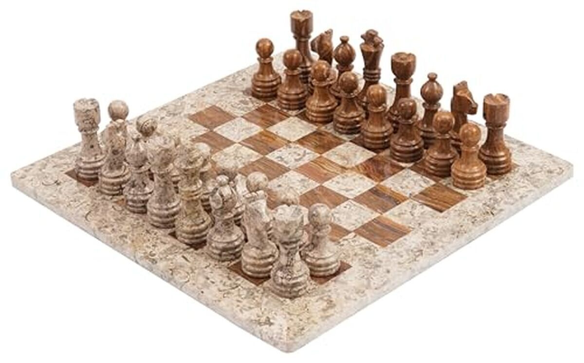 Test du jeu d'échecs en marbre 15 pouces de Radicaln