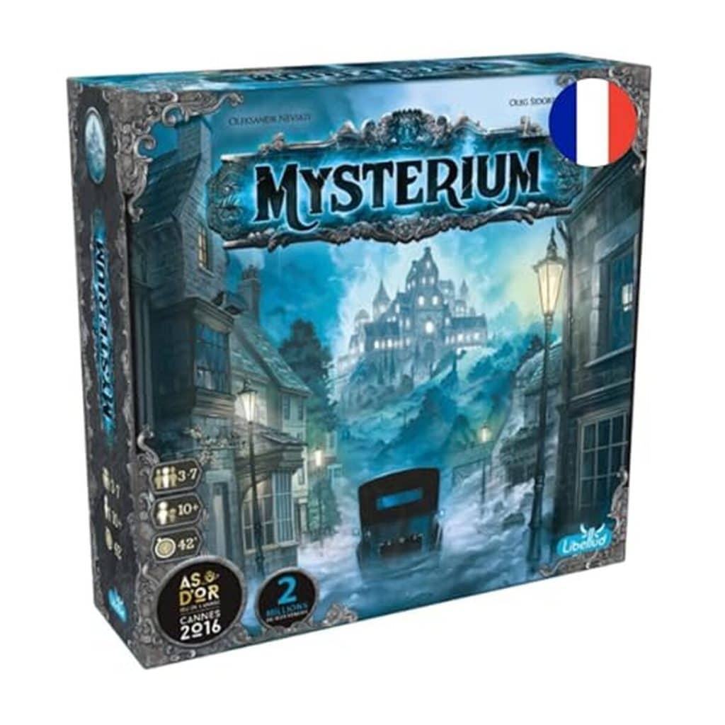 Test du jeu mystérieux Mysterium par Asmodee : enquête et coopération