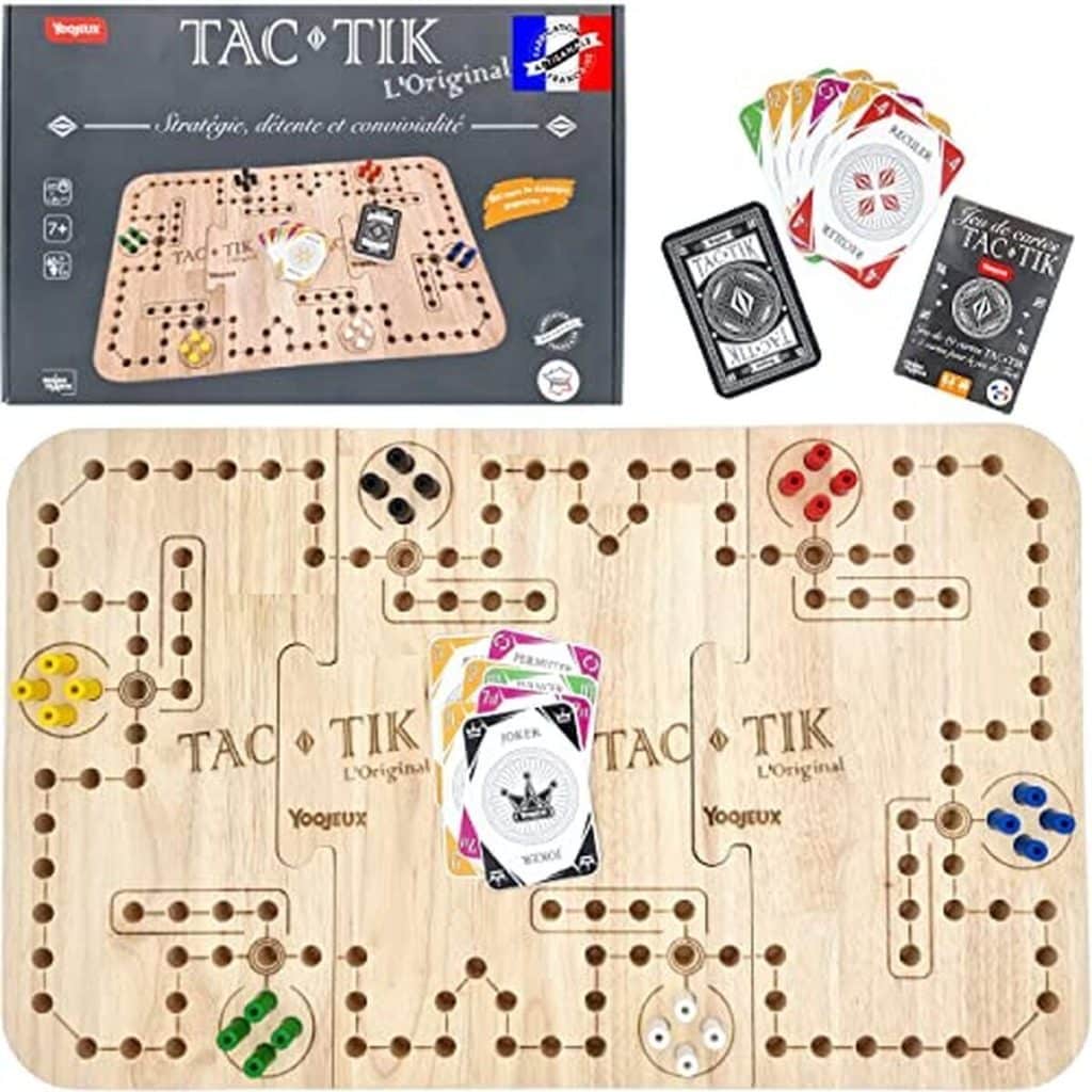Test du jeu yoojeux tac-tik : le tock en bois massif pour toute la famille
