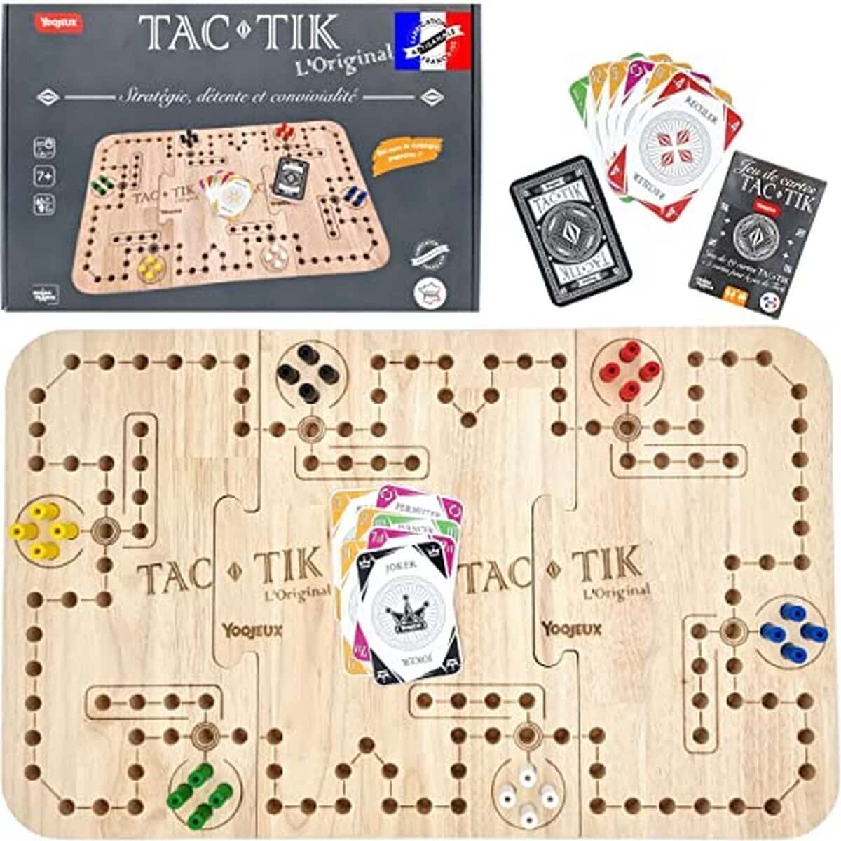 Test du jeu yoojeux tac-tik : le tock en bois massif pour toute la famille